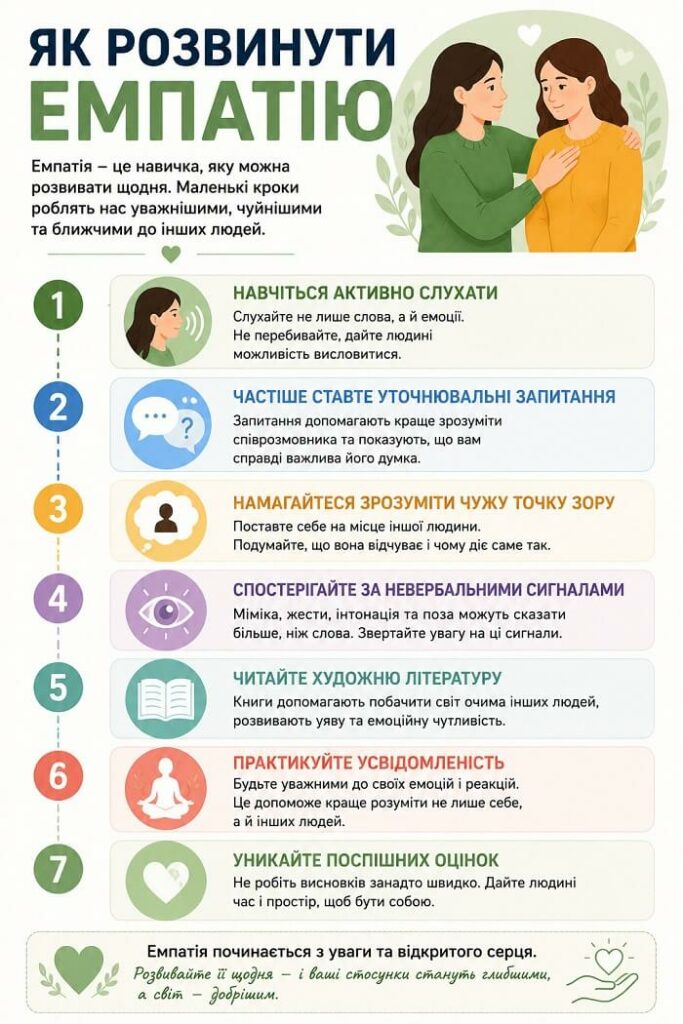 Емпатія як розвинути