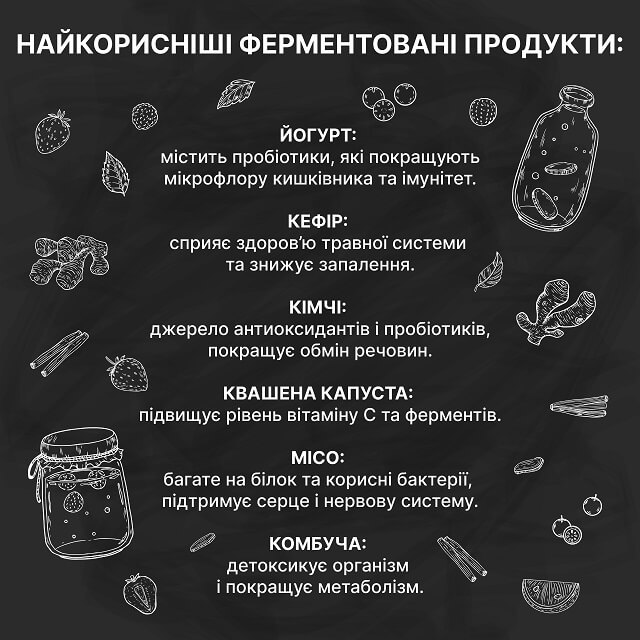 Найкорисніші ферментовані продукти